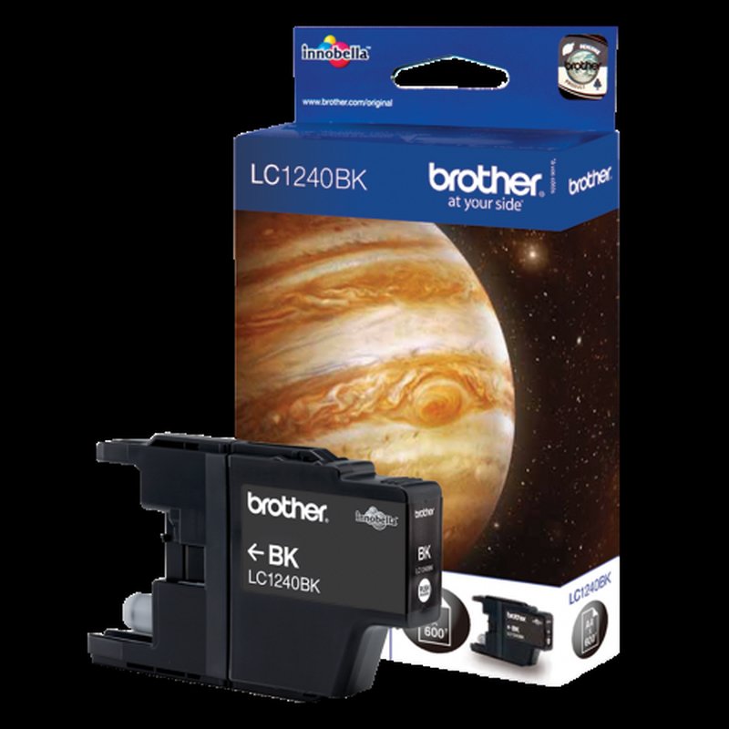 Brother LC-1240BKBP cartucho de tinta 1 pieza(s) Original Negro