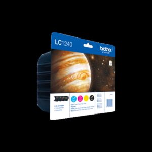 Brother LC1240VALBP cartucho de tinta 4 pieza(s) Original Negro, Cian, Magenta, Amarillo