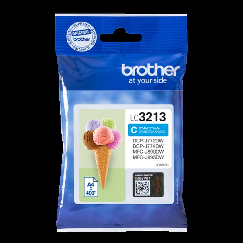 Brother LC3213C cartucho de tinta 1 pieza(s) Original Cian Brother LC3213C cartucho de tinta 1 pieza(s) Original Cian
