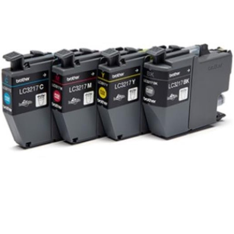 Brother LC3217VAL cartucho de tinta 4 pieza(s) Original Negro, Cian, Magenta, Amarillo