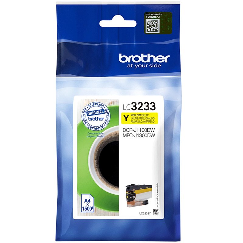 Brother LC3233Y cartucho de tinta 1 pieza(s) Original Amarillo