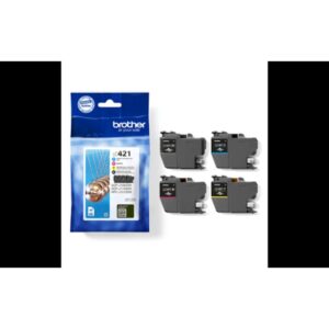 Brother LC421VALDR cartucho de tinta 1 pieza(s) Original Negro, Cian, Magenta, Amarillo