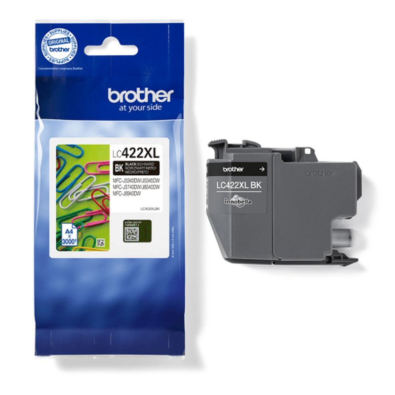 Brother LC422XLBK cartucho de tinta 1 pieza(s) Original Negro - Imagen 3