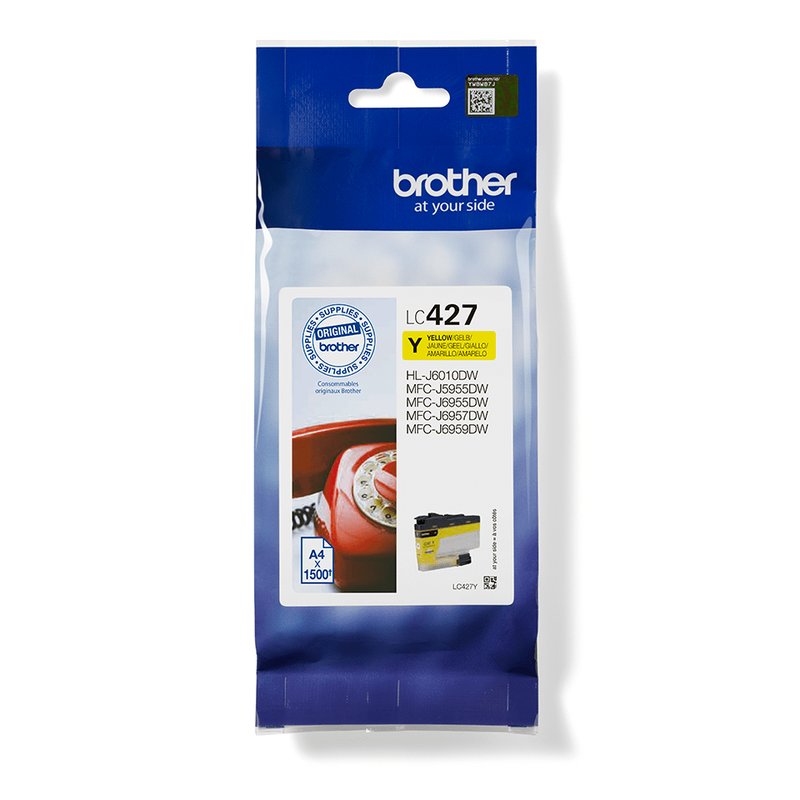 Brother LC427Y cartucho de tinta 1 pieza(s) Original Amarillo