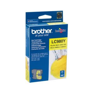 Brother LC980Y cartucho de tinta 1 pieza(s) Original Amarillo