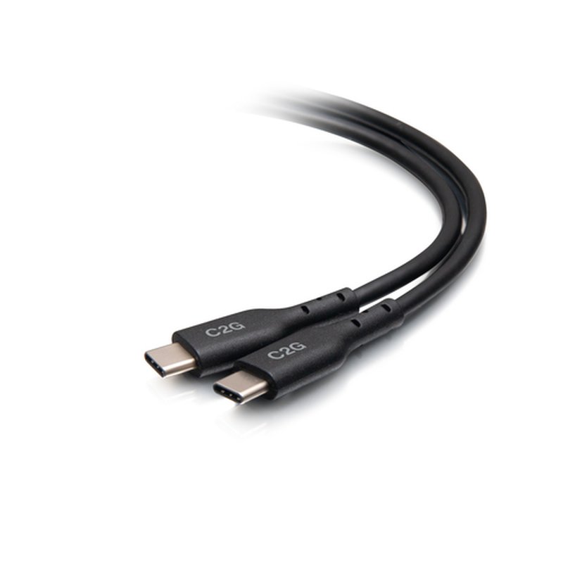 C2G Cable USB-C macho a USB-C macho (20 V 5 A) 3,7 m - USB 2.0 (480 Mbps) C2G Cable USB-C macho a USB-C macho (20 V 5 A) 3,7 m - USB 2.0 (480 Mbps)
