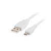 CABLE USB LANBERG 2.0 MACHO/MICRO USB MACHO 1M BLANCO CABLE USB LANBERG 2.0 MACHO/MICRO USB MACHO 1M BLANCO
