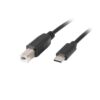 CABLE USB LANBERG USB-C M A USB-B M 2.0 FERRITA 3M NEGRO CABLE USB LANBERG USB-C M A USB-B M 2.0 FERRITA 3M NEGRO