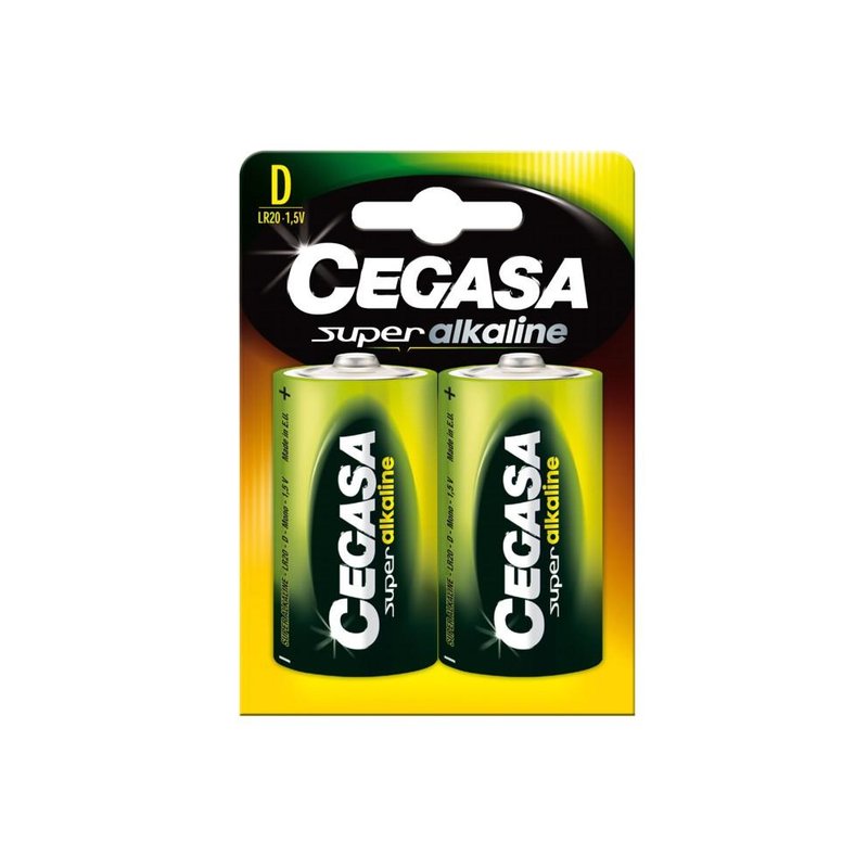 CEGASA PILA SUPER ALC LR20 BLISTER 2 UDS