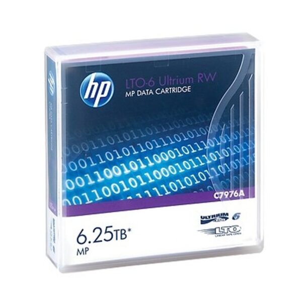 CINTA LTO HP 2.5TB/6.25TB ULTRIUM 6