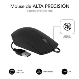 TECLADO + MOUSE SUBBLIM USB ERGO BUSINESS SILENT BLACK