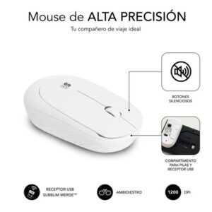 TECLADO + MOUSE SUBBLIM WIRELESS BUSINESS SLIM SILENT WHITE TECLADO + MOUSE SUBBLIM WIRELESS BUSINESS SLIM SILENT WHITE