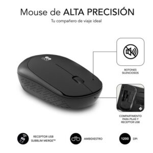 TECLADO + MOUSE SUBBLIM WIRELESS ERGO BUSINESS SILENT BLACK TECLADO + MOUSE SUBBLIM WIRELESS ERGO BUSINESS SILENT BLACK