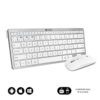 TECLADO + MOUSE SUBBLIM WIRELESS COMPACT DUAL SILVER