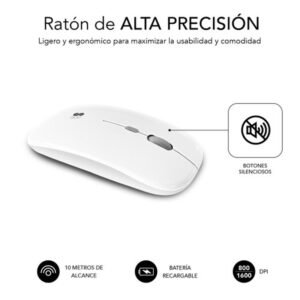 TECLADO + MOUSE SUBBLIM WIRELESS COMPACT DUAL SILVER