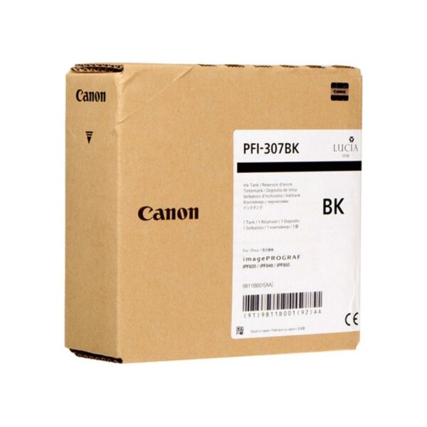 Canon PFI-307BK cartucho de tinta Original Negro