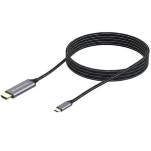 Conceptronic ABBY10G adaptador de cable de vídeo 2 m USB Tipo C HDMI Gris