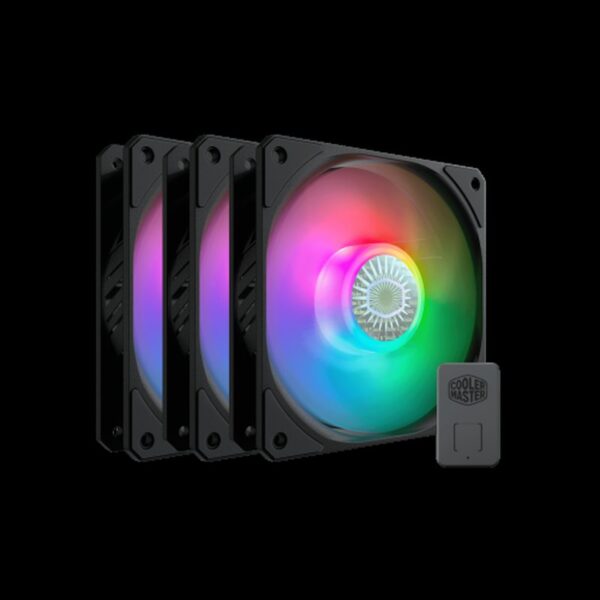 Cooler Master SickleFlow 120 ARGB Carcasa del ordenador Ventilador 12 cm Negro 3 pieza(s)