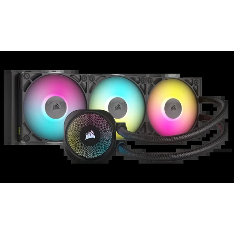 Corsair iCUE LINK TITAN RX RGB Procesador Sistema de refrigeración líquida todo en uno 12 cm Negro 1 pieza(s)