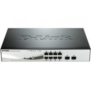 D-Link DGS-1210-08P switch Gestionado L2 Gigabit Ethernet (10/100/1000) Energía sobre Ethernet (PoE) Negro