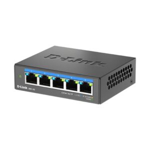 D-Link DMS-105 No administrado L2 2.5G Ethernet (100/1000/2500) Negro