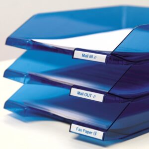 D1 - CINTAS DYMO 9MMX7M AZUL/BLANC