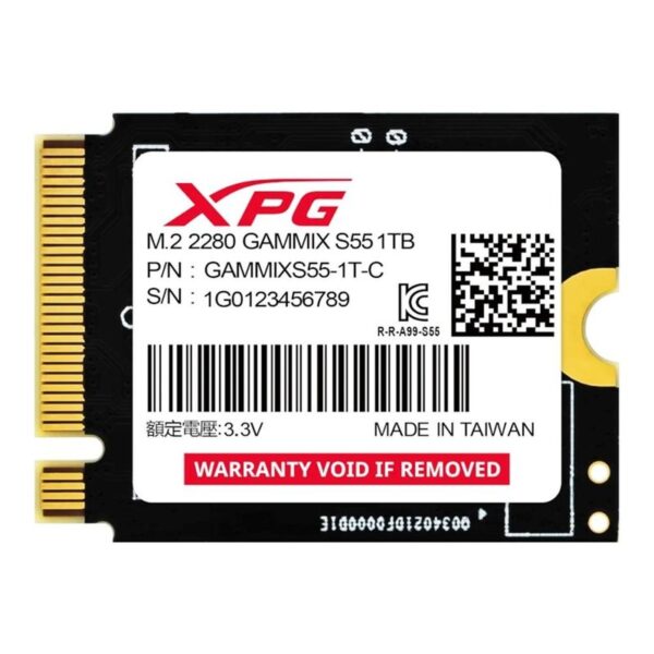 ADATA SGAMMIXS55-1T-C unidad de estado sólido 1 TB M.2 PCI Express 4.0 NVMe 3D NAND