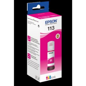 Epson 113 EcoTank Pigment Magenta ink bottle