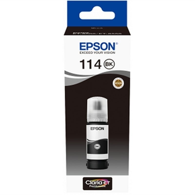 Epson 114 EcoTank Pigment Black ink bottle Epson 114 EcoTank Pigment Black ink bottle