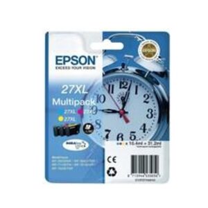 Epson Alarm clock Multipack 3-colour 27XL DURABrite Ultra Ink