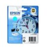 Epson 27 - 3.6 ml - cián - original - cartucho de tinta - para WorkForce WF-3620, WF-3640, WF-7110, WF-7210, WF-7610, WF-7620, WF-7710, WF-7715, WF-7720 Epson 27 - 3.6 ml - cián - original - cartucho de tinta - para WorkForce WF-3620, WF-3640, WF-7110, WF-7210, WF-7610, WF-7620, WF-7710, WF-7715, WF-7720