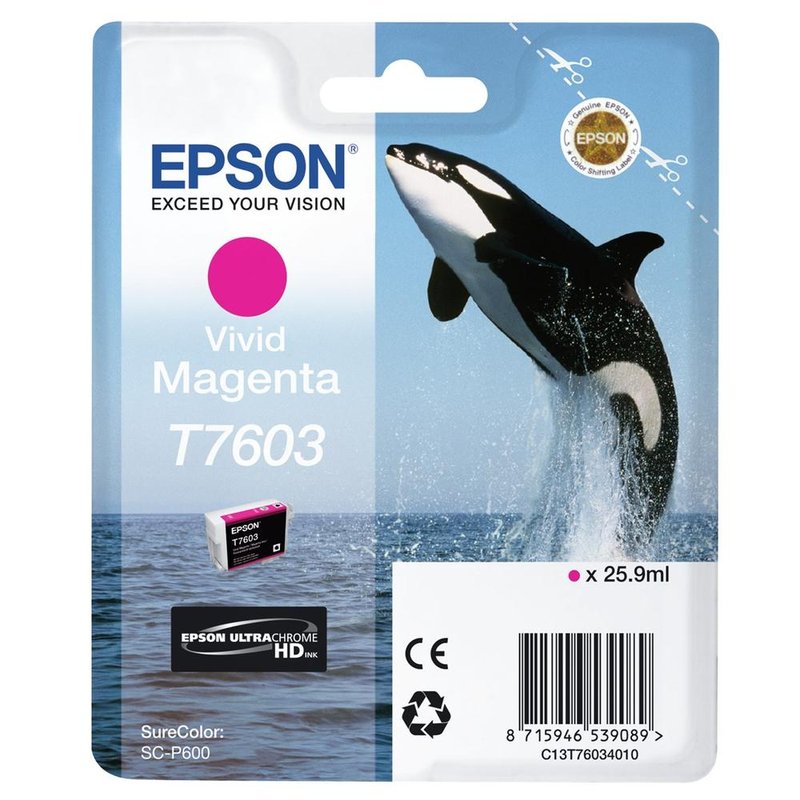 Epson C13T76034N10 cartucho de tinta 1 pieza(s) Original Magenta vivo
