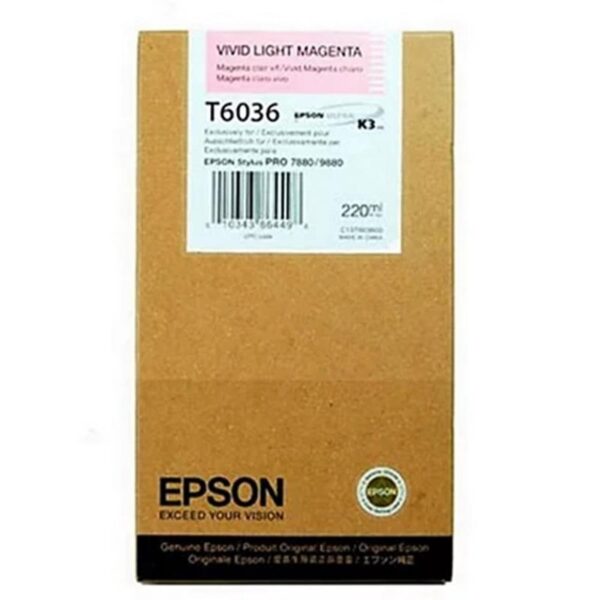 Epson Cartucho T603600 magenta claro vivo