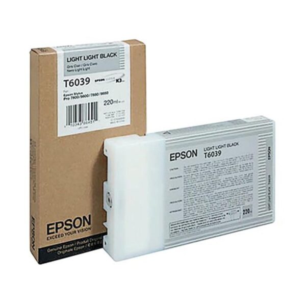 Epson Cartucho T603900 gris claro