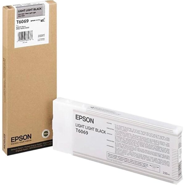 Epson Cartucho T606900 gris claro