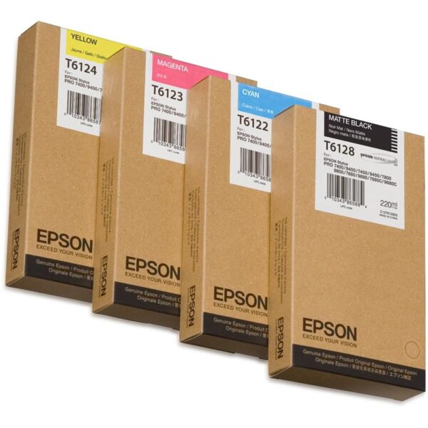 Epson Cartucho T612200 cian