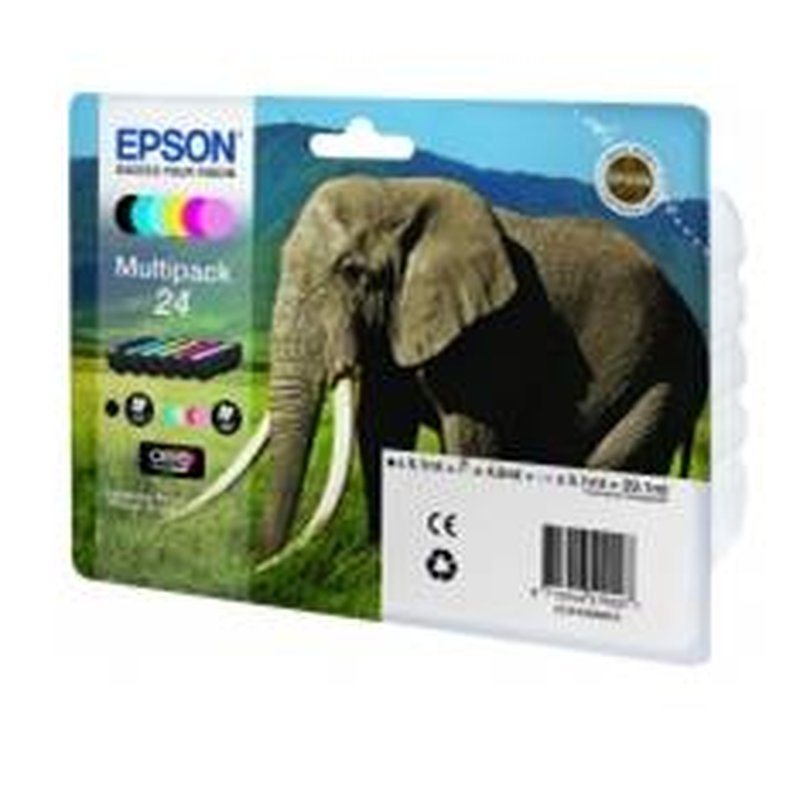 Epson Elephant Multipack 6-colours 24 Claria Photo HD Ink