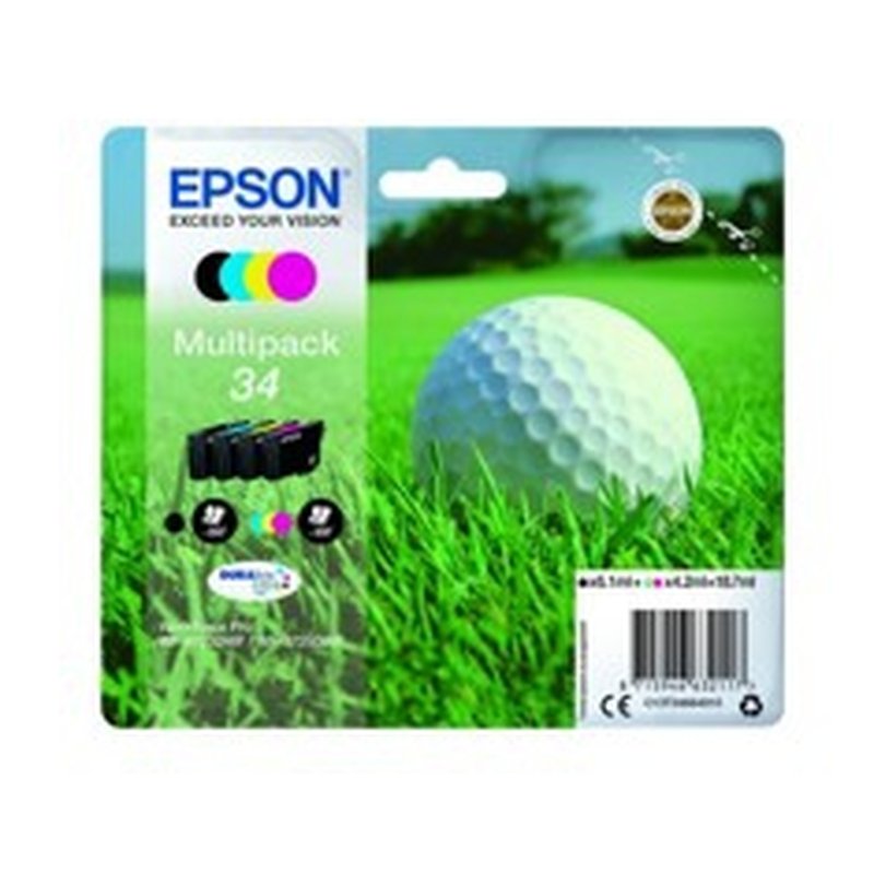 Epson Golf ball Multipack 4-colours 34 DURABrite Ultra Ink
