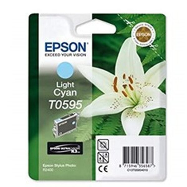 Epson Lily Cartucho T0595 cian claro