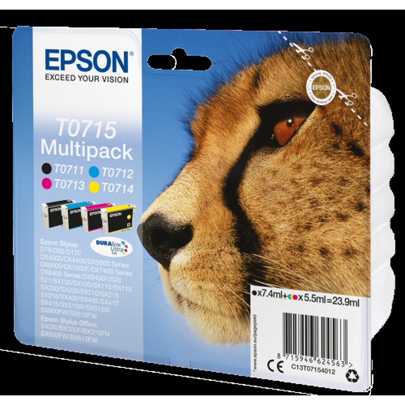 Epson Multipack T0715 4 colores - Imagen 2