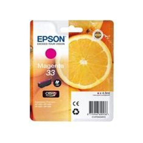 Epson Oranges Singlepack Magenta 33 Claria Premium Ink