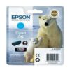 Epson Polar bear Cartucho 26 cian