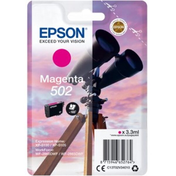 Epson Singlepack Magenta 502 Ink