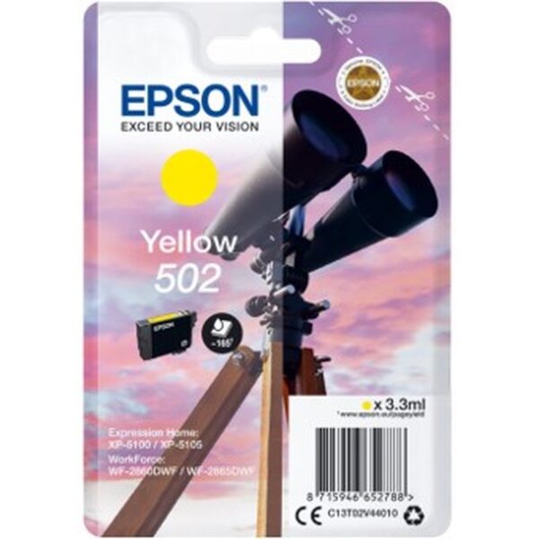 Epson Singlepack Yellow 502 Ink