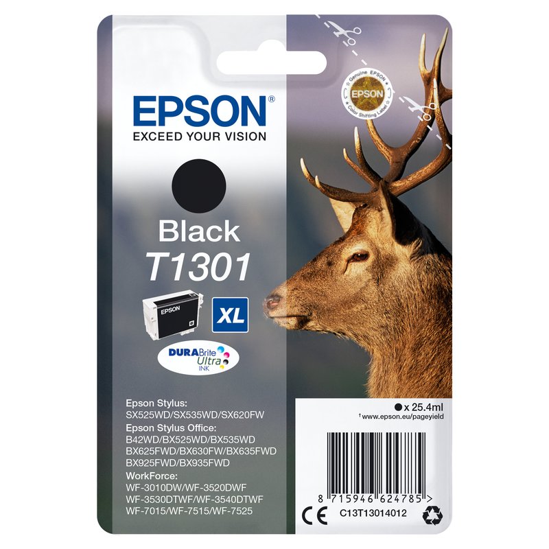 Epson Stag Cartucho T1301 negro Epson Stag Cartucho T1301 negro