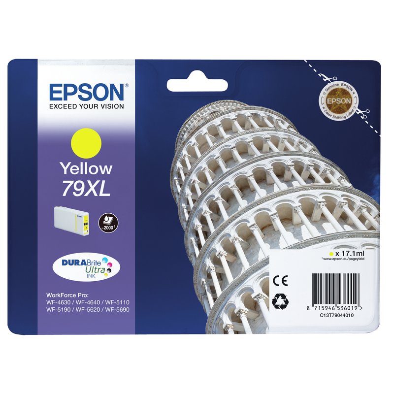 Epson Tower of Pisa Cartucho 79XL amarillo Epson Tower of Pisa Cartucho 79XL amarillo