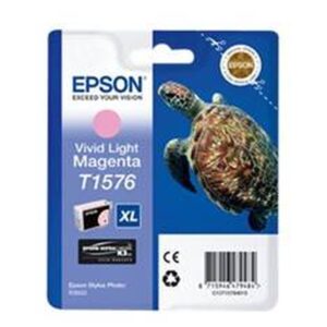 Epson Turtle Cartucho T1576 magenta claro vivo