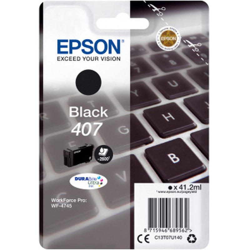 Epson WF-4745 cartucho de tinta 1 pieza(s) Compatible Alto rendimiento (XL) Negro