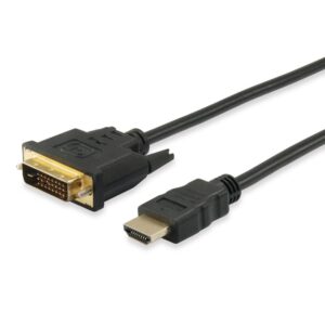 Equip 119325 adaptador de cable de vídeo 5 m HDMI DVI-D Negro