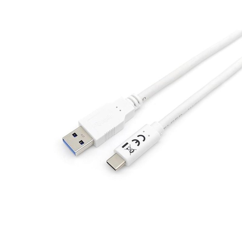 Equip 128363 cable USB USB 3.2 Gen 1 (3.1 Gen 1) 1 m USB A USB C Blanco Equip 128363 cable USB USB 3.2 Gen 1 (3.1 Gen 1) 1 m USB A USB C Blanco
